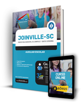 Apostila Prefeitura de Joinville - SC - Auxiliar Escolar - Imagem 1