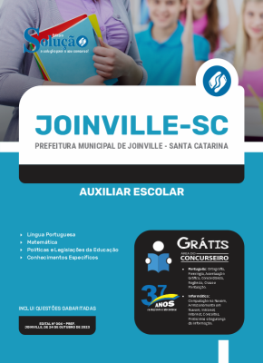 Apostila Prefeitura de Joinville - SC - Auxiliar Escolar - Imagem 3