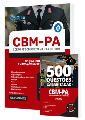 Combo Impresso CBM-PA - Oficial - Curso de Formação de Oficiais (CFO) - Imagem 1