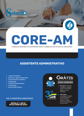 Apostila CORE-AM - Assistente Administrativo - Imagem 3