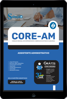 Apostila CORE-AM em PDF - Assistente Administrativo - Imagem 1