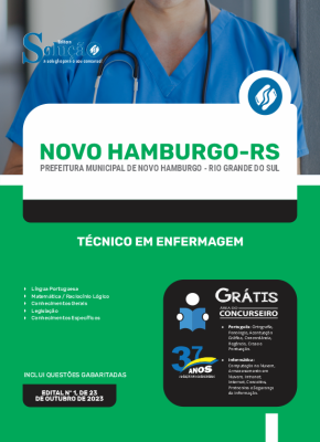 Apostila Prefeitura de Novo Hamburgo - RS - Técnico em Enfermagem - Imagem 3