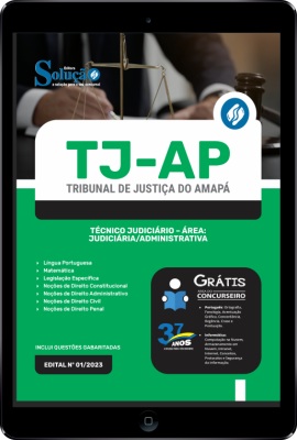 Apostila TJ-AP em PDF - Técnico Judiciário - Área: Judiciária/Administrativa - Imagem 1