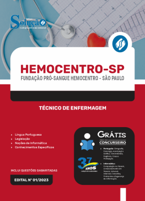 Apostila HEMOCENTRO-SP - Técnico de Enfermagem - Imagem 3