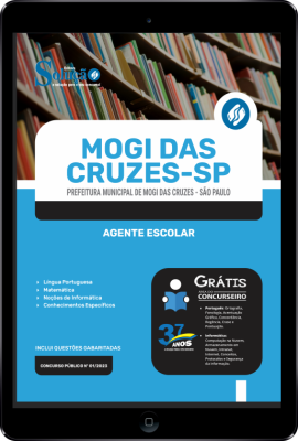 Apostila Prefeitura de Mogi das Cruzes - SP em PDF - Agente Escolar - Imagem 1