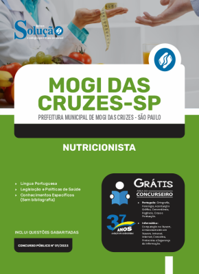 Apostila Prefeitura de Mogi das Cruzes - SP - Nutricionista - Imagem 3