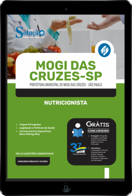 Apostila Prefeitura de Mogi das Cruzes - SP em PDF - Nutricionista - Imagem 1