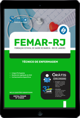 Apostila FEMAR-RJ em PDF - Técnico de Enfermagem - Imagem 1