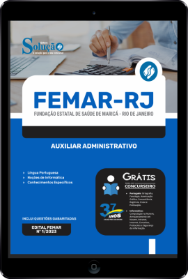 Apostila FEMAR-RJ em PDF - Auxiliar Administrativo - Imagem 1