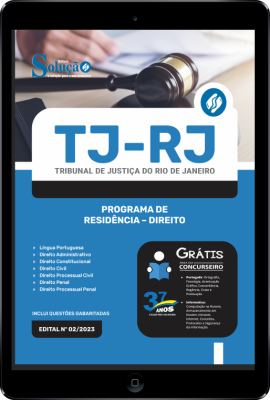 Apostila TJ-RJ em PDF - Programa de Residência - Direito - Imagem 1