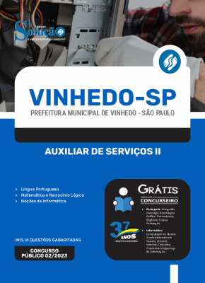 Apostila Prefeitura de Vinhedo - SP - Auxiliar de Serviços II - Imagem 3