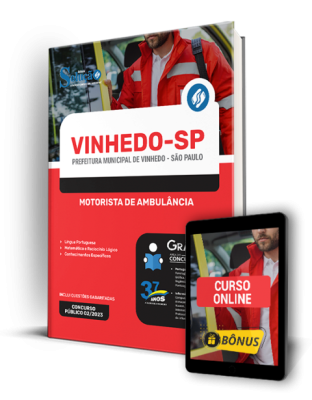 Apostila Prefeitura de Vinhedo - SP - Motorista de Ambulância - Imagem 1