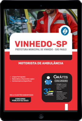 Apostila Prefeitura de Vinhedo - SP em PDF - Motorista de Ambulância - Imagem 1