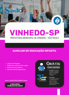 Apostila Prefeitura de Vinhedo - SP - Auxiliar de Educação Infantil - Imagem 3