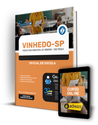 Apostila Prefeitura de Vinhedo - SP - Oficial de Escola - Imagem 1