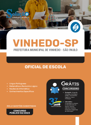 Apostila Prefeitura de Vinhedo - SP - Oficial de Escola - Imagem 3