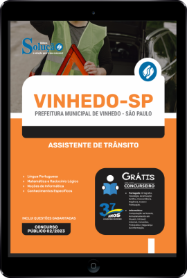 Apostila Prefeitura de Vinhedo - SP em PDF - Assistente de Trânsito - Imagem 1