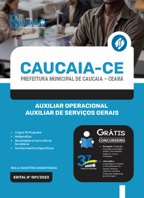 Apostila Prefeitura de Caucaia - CE - Auxiliar Operacional - Auxiliar de Serviços Gerais - Imagem 3