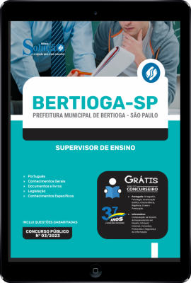 Apostila Prefeitura de Bertioga - SP em PDF - Supervisor de Ensino - Imagem 1