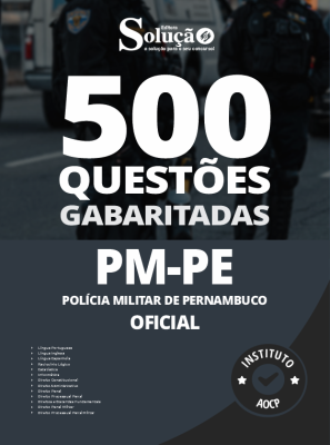 Caderno de Questões PM-PE - Oficial - 500 Questões Gabaritadas - Imagem 2