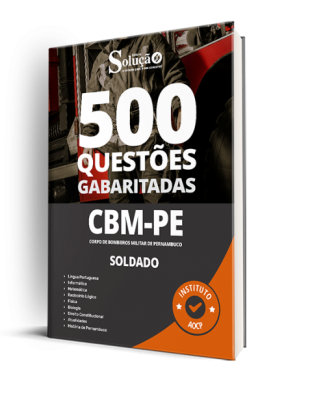 Caderno de Questões CBM-PE - Soldado - 500 Questões Gabaritadas - Imagem 1