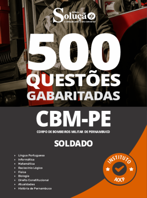 Caderno de Questões CBM-PE - Soldado - 500 Questões Gabaritadas - Imagem 2