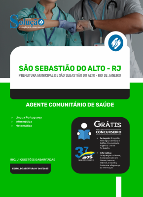 Apostila Prefeitura de São Sebastião do Alto - RJ - Agente Comunitário de Saúde - Imagem 3