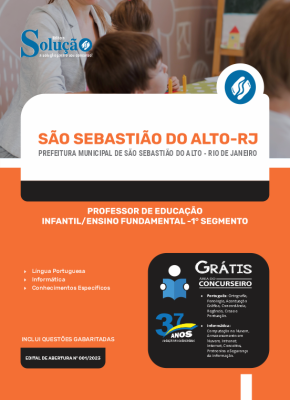 Apostila Prefeitura de São Sebastião do Alto - RJ - Professor de Educação Infantil/Ensino Fundamental - 1° segmento - Imagem 3