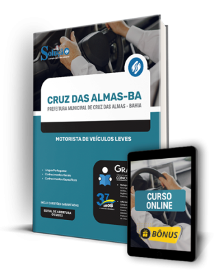 Apostila Prefeitura de Cruz das Almas - BA - Motorista de Veículos Leves - Imagem 1