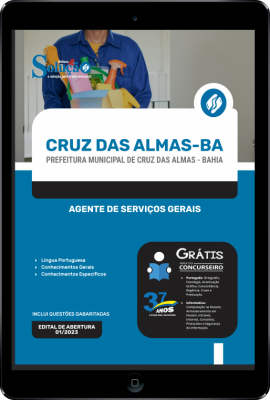 Apostila Prefeitura de Cruz das Almas - BA em PDF - Agente de Serviços Gerais - Imagem 1