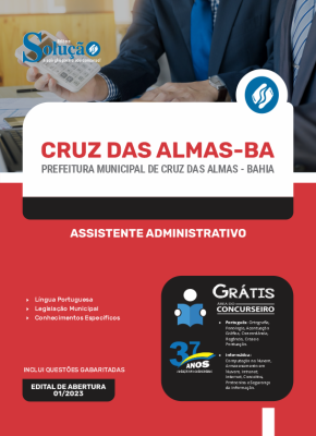 Apostila Prefeitura de Cruz das Almas - BA - Assistente Administrativo - Imagem 3