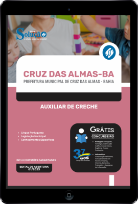 Apostila Prefeitura de Cruz das Almas - BA em PDF - Auxiliar de Creche - Imagem 1