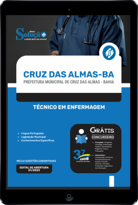 Apostila Prefeitura de Cruz das Almas - BA em PDF - Técnico em Enfermagem - Imagem 1