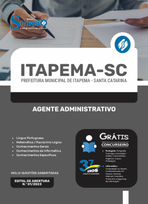 Apostila Prefeitura de Itapema - SC - Agente Administrativo - Imagem 3