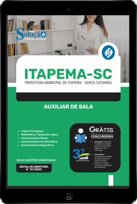 Apostila Prefeitura de Itapema - SC em PDF - Auxiliar de Sala - Imagem 1