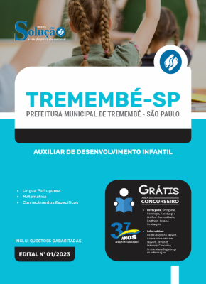 Apostila Prefeitura de Tremembé - SP - Auxiliar de Desenvolvimento Infantil - Imagem 3