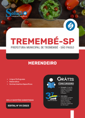 Apostila Prefeitura de Tremembé - SP - Merendeiro - Imagem 3