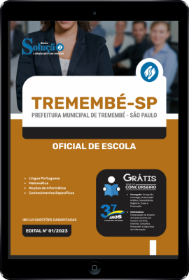 Apostila Prefeitura de Tremembé - SP em PDF - Oficial de Escola - Imagem 1