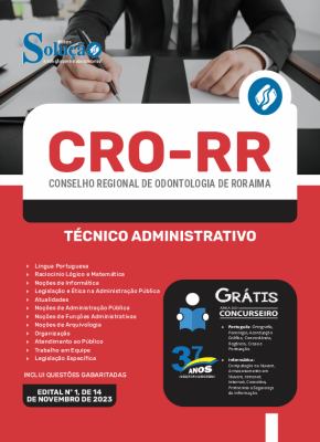 Apostila CRO-RR - Técnico Administrativo - Imagem 3