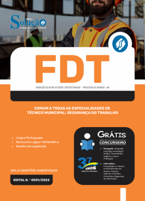 Apostila Prefeitura de Manaus - AM (FDT) - Comum a Todas as Especialidades de Técnico Municipal - Imagem 3