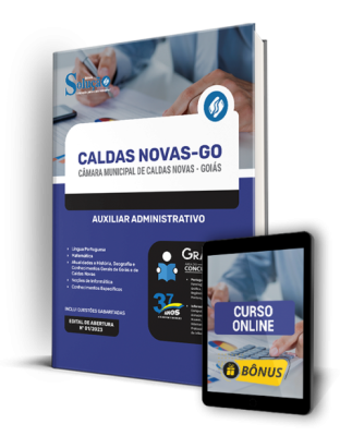 Apostila Câmara de Caldas Novas - GO - Auxiliar Administrativo - Imagem 1