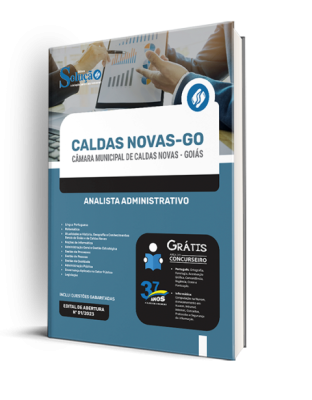 Apostila Câmara de Caldas Novas - GO - Analista Administrativo - Imagem 2