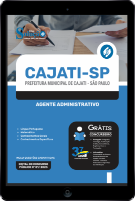 Apostila Prefeitura de Cajati - SP em PDF - Agente Administrativo - Imagem 1