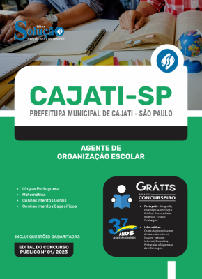 Apostila Prefeitura de Cajati - SP - Agente de Organização Escolar - Imagem 3