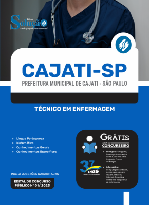 Apostila Prefeitura de Cajati - SP - Técnico em Enfermagem - Imagem 3