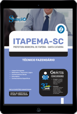 Apostila Prefeitura de Itapema - SC em PDF - Técnico Fazendário - Imagem 1