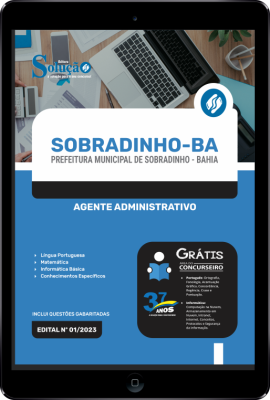 Apostila Prefeitura de Sobradinho - BA em PDF - Agente Administrativo - Imagem 1