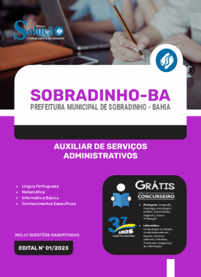 Apostila Prefeitura de Sobradinho - BA - Auxiliar de Serviços Administrativos - Imagem 3