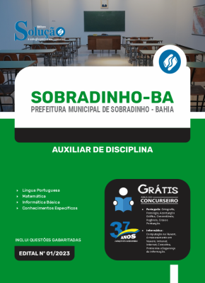 Apostila Prefeitura de Sobradinho - BA - Auxiliar de Disciplina - Imagem 3