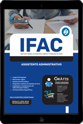 Apostila IFAC em PDF - Assistente Administrativo - Imagem 1